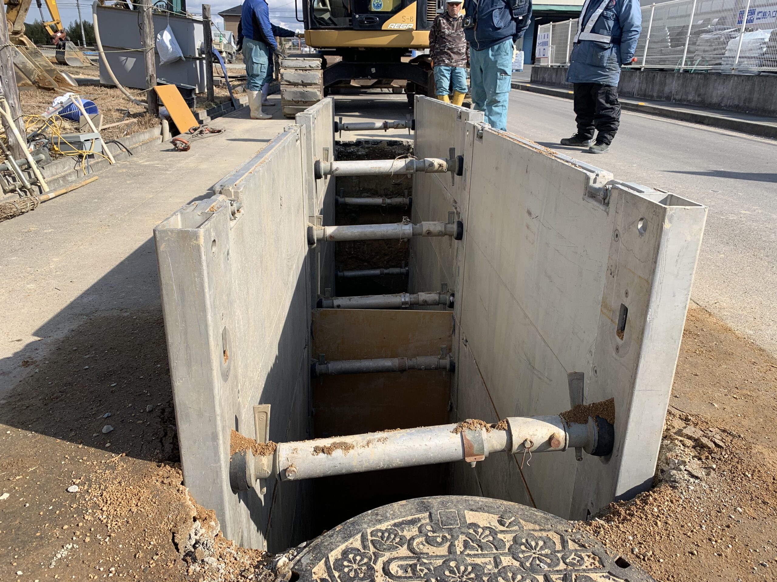 下水28工区 土留め工事