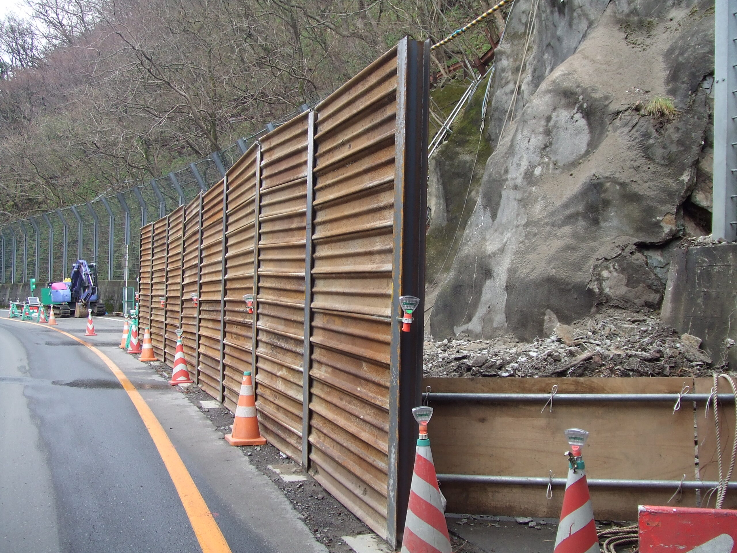 秋田県 道路沿いの設置例
