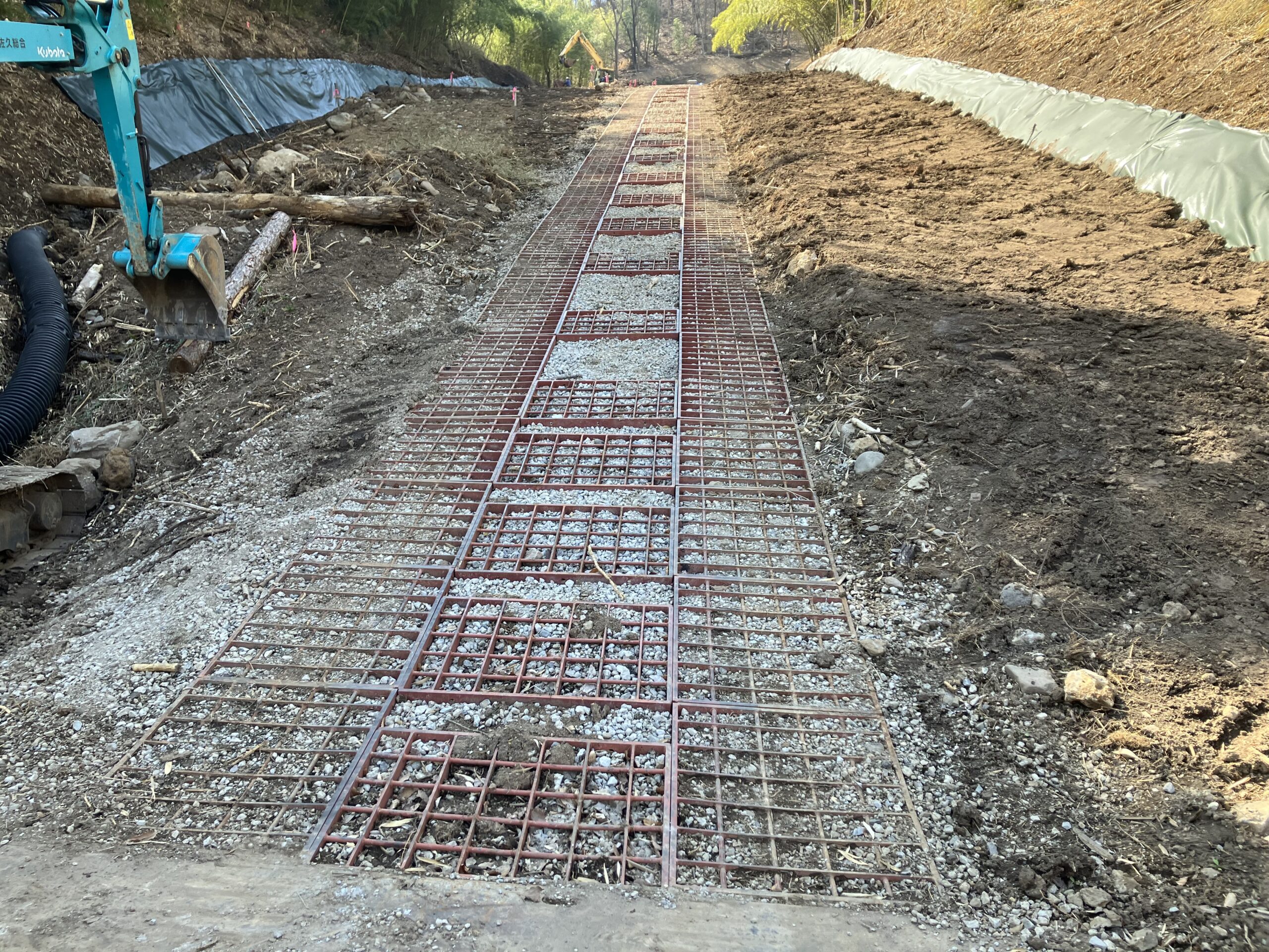 佐久市 工事用通路