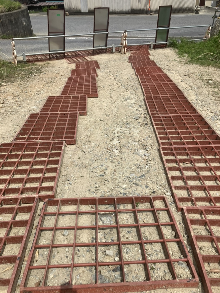 奈良県高取町 仮設通路