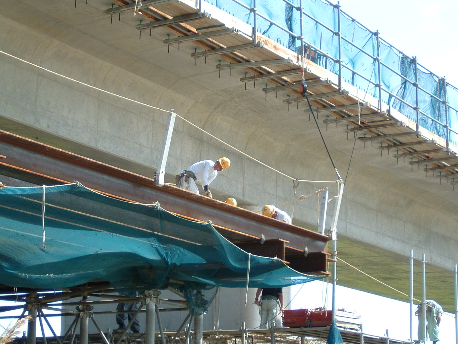 橋梁工事での使用状況