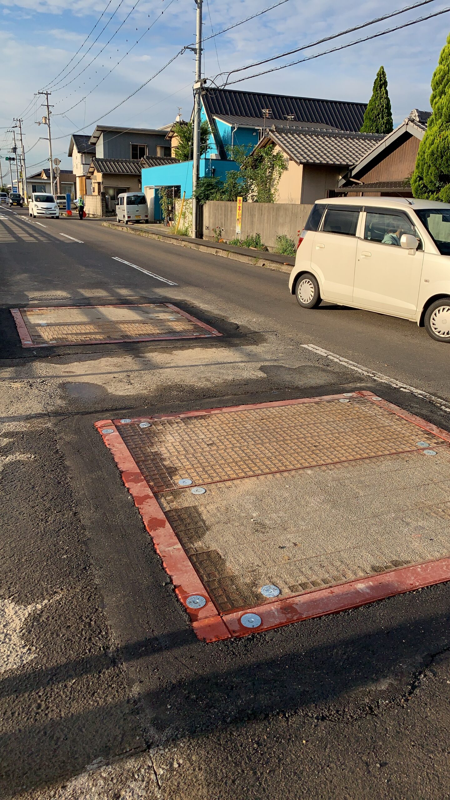 覆工板の設置状況