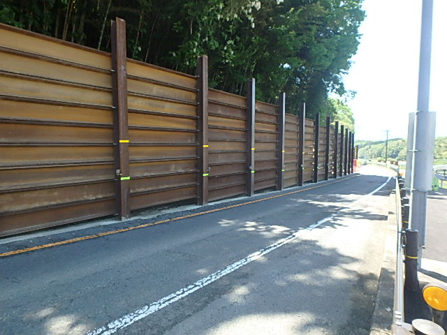 追上 歩道整備工事