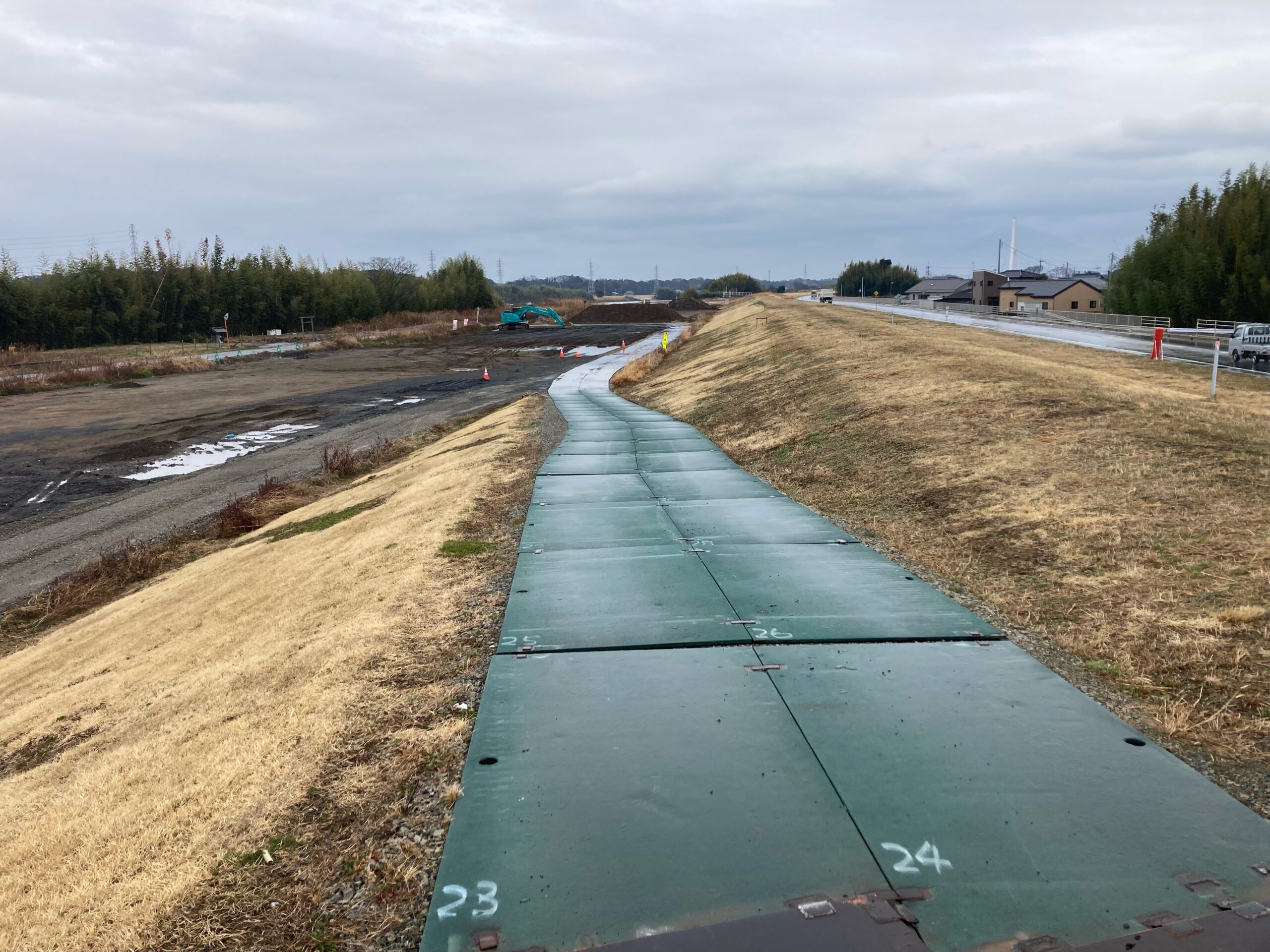 仮設通路の敷設例