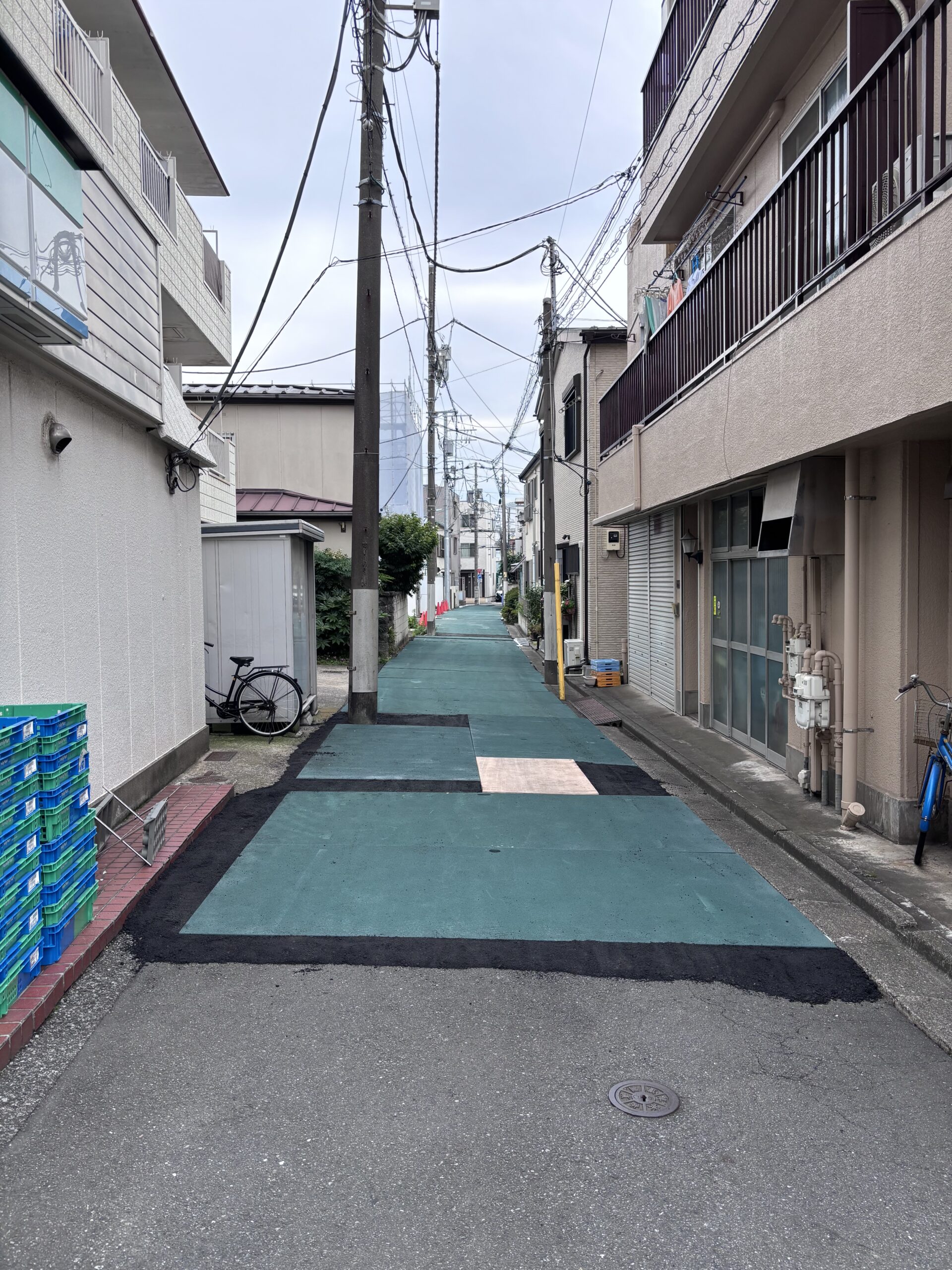 東京都北区 仮設通路